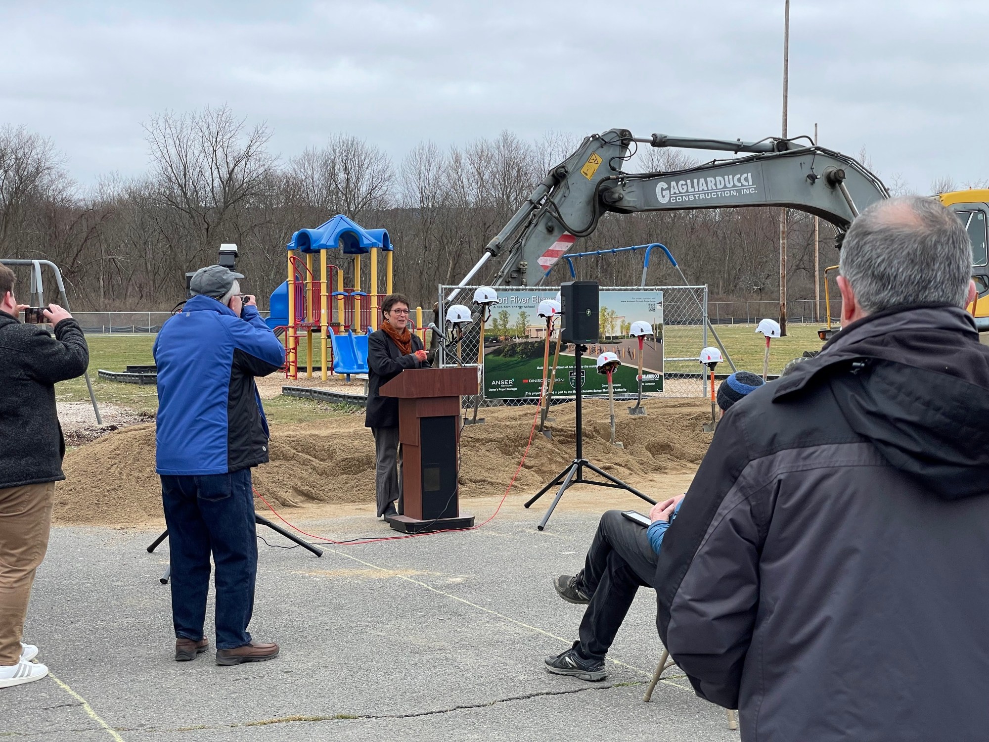 Town Breaks Ground for New Elementary School Building – THE AMHERST CURRENT